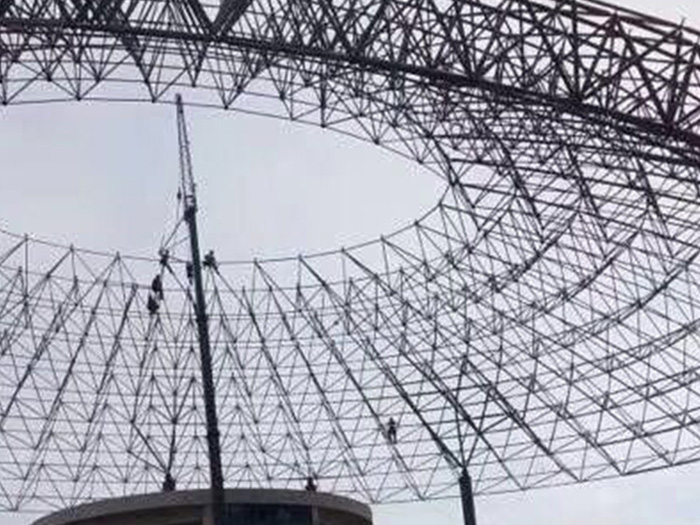 柳州篮球馆球形网架厂家价格